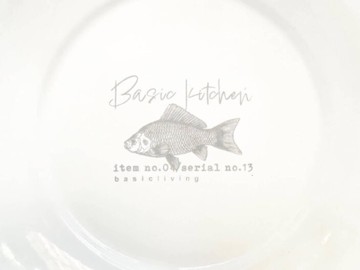 קערת אמייל 28 אפור דג